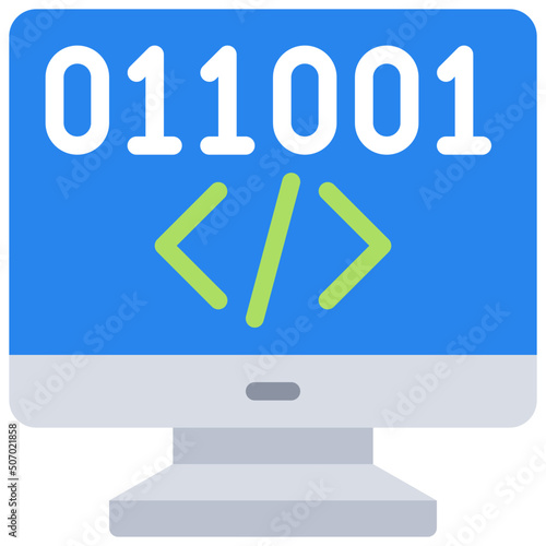 Computer Coding Icon