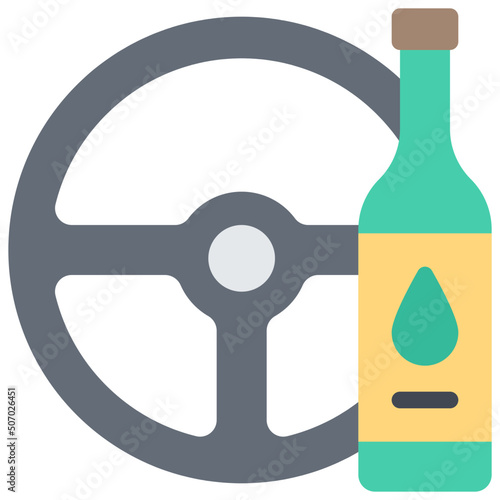 Drink Driving Icon