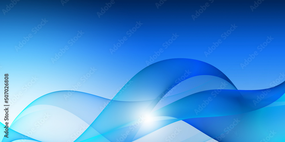 Naklejka premium Modern decorative wave stylish dynamic background