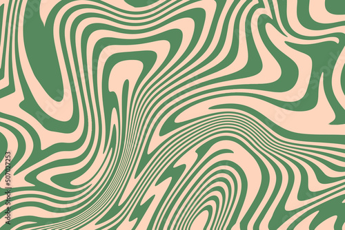 Hand drawn colorful retro style groovy psychedelic background