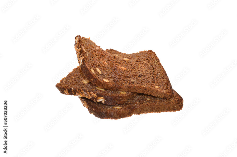 dry bread isolated on white background dry bread isolated on white background