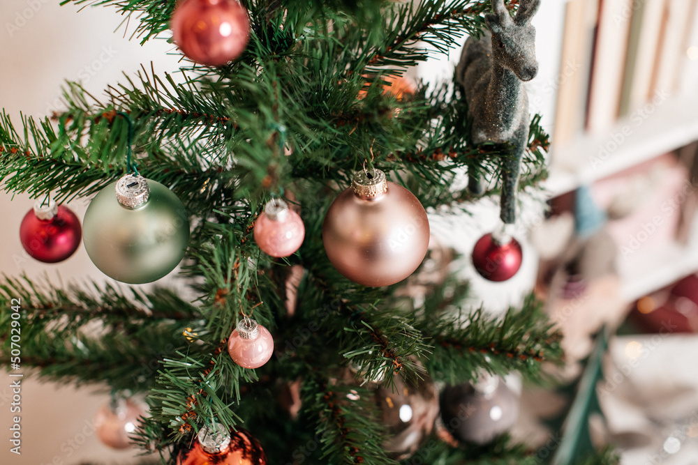 geschmückter Weihnachtsbaum
