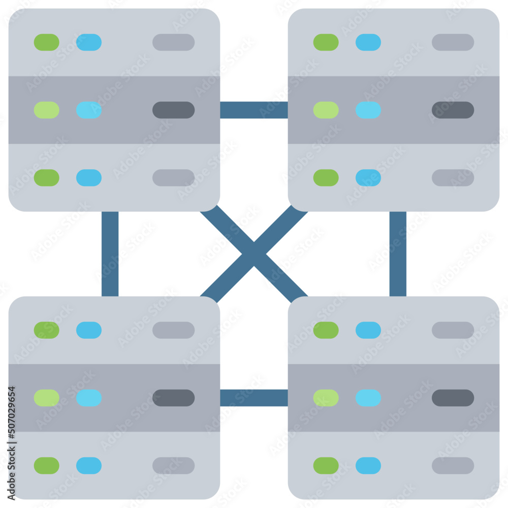 Data Network Icon