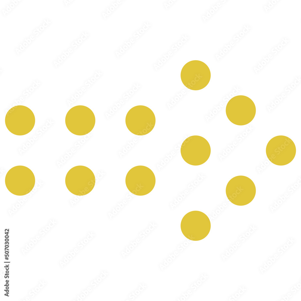 Dotted Chunky Arrow Icon Dotted Chunky Arrow Icon