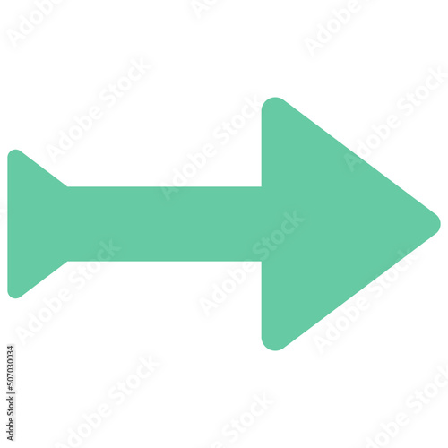 Flying Style Arrow Icon