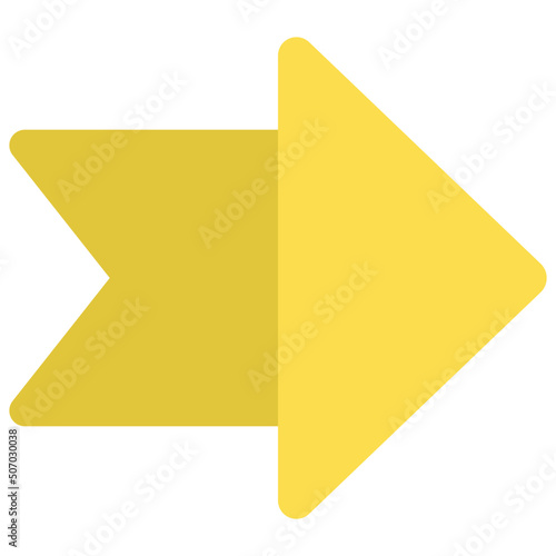Large Banner Arrow Icon