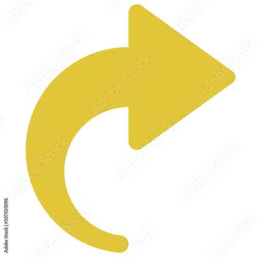 Semi Circle Share Arrow Icon