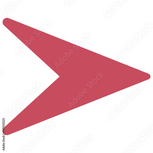 Squashed Send Arrow Icon