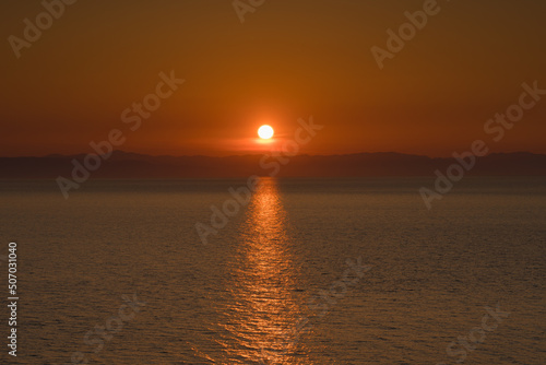 海と夕日 © F91