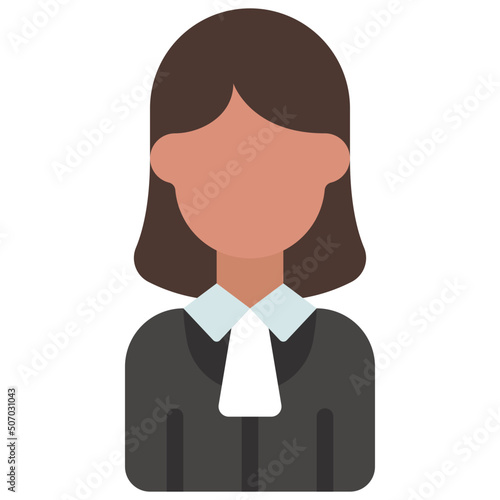 Judge Woman Icon
