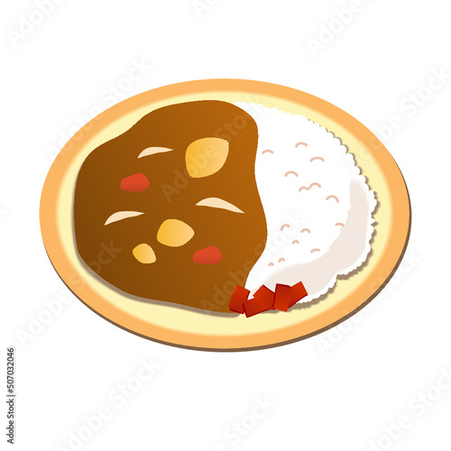 カレーのベクター素材