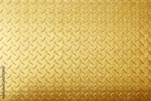 gold background, metal text...