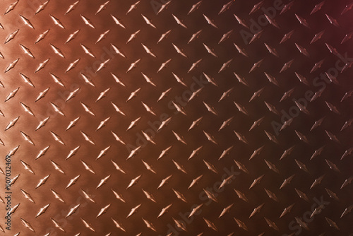 copper metal with diamond e...