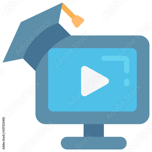 Video Degree Course Icon