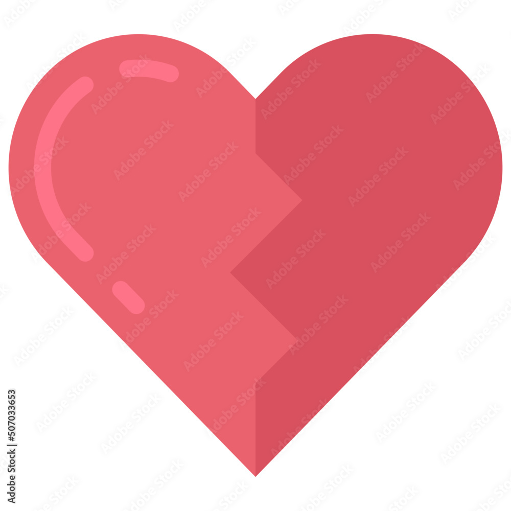 Broken Heart Icon Broken Heart Icon