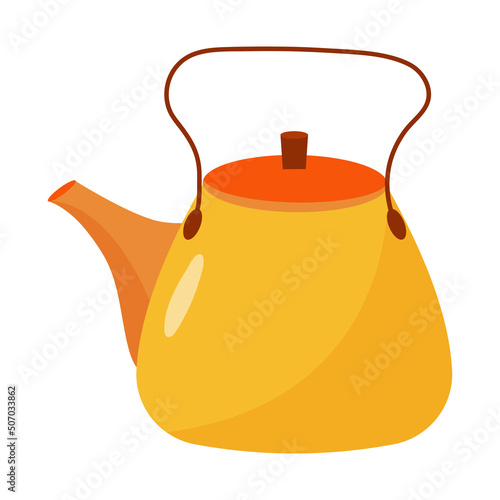 Kettle for hiking and tourism.