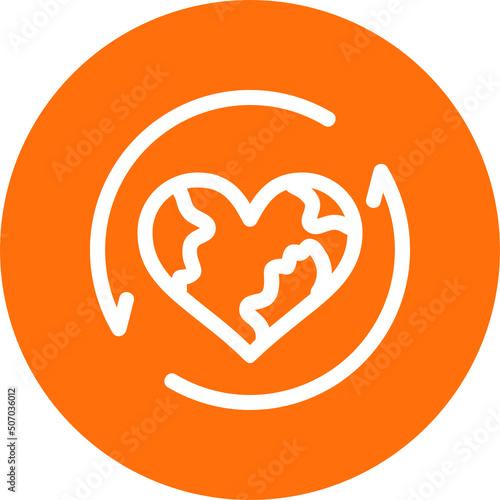 Earth Recycle Icon
