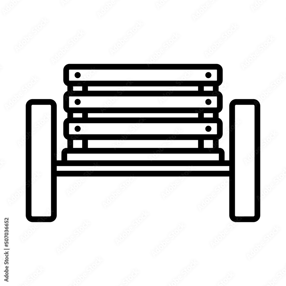 Tennis Player Bench Icon Tennis Player Bench Icon