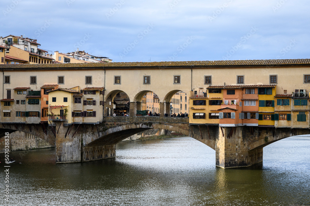 The Ponte Vecchio of Florence - Italy - 14 november 2021 - Johann Muszynski - Collectif DR