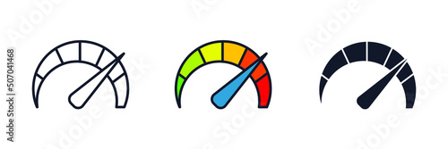 velocity icon symbol template for graphic and web design collection logo vector illustration