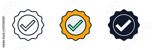 validity icon symbol template for graphic and web design collection logo vector illustration
