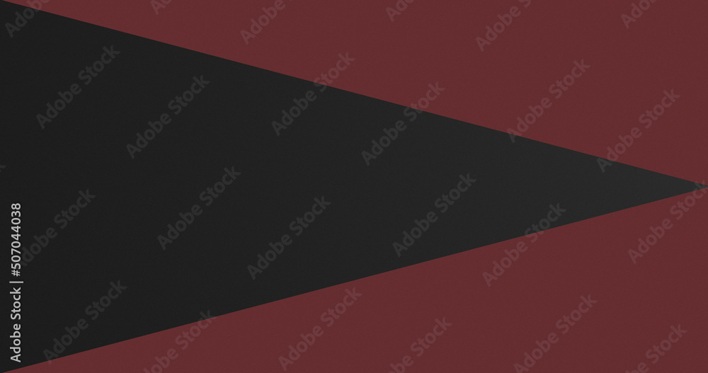 Render with simple flat background of black and red triangles Render with simple flat background of black and red triangles