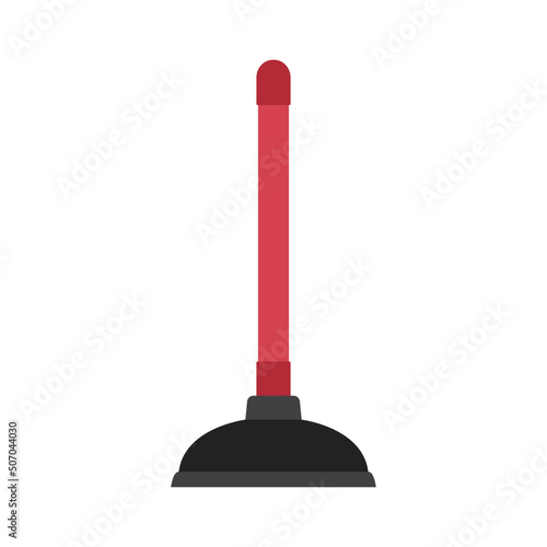 plunger isolated on white background