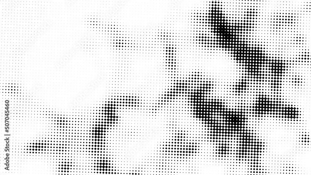 Abstract vector halftone background. Dynamic wave of particles. Pattern design elements with black and white gradient. Abstract vector halftone background. Dynamic wave of particles. Pattern design elements with black and white gradient.