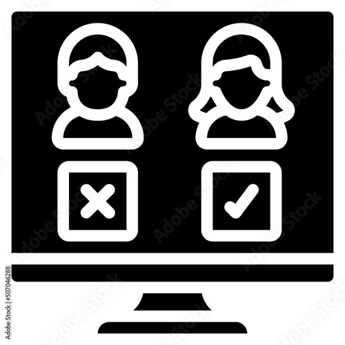 Computer Candidate Selection Icon