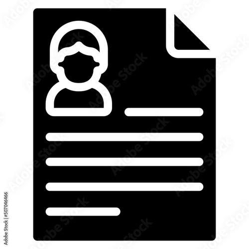 Resume Document Icon