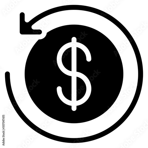 Tax Money Back Icon