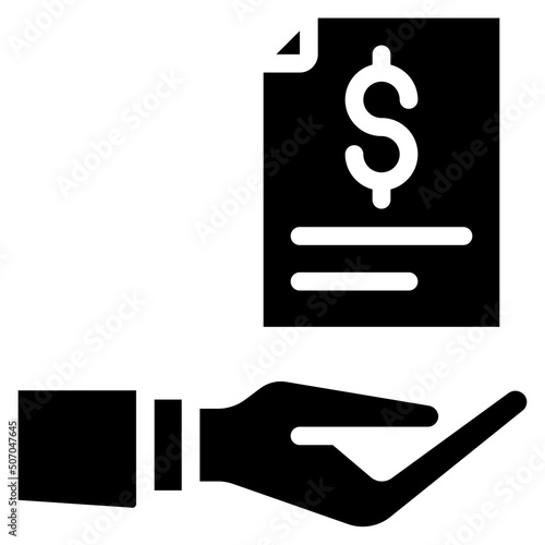 Give Financial Document Icon