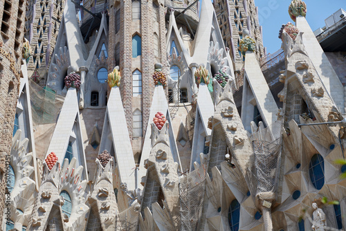 Vista de detalle de la Sagrada Família de Barcelona