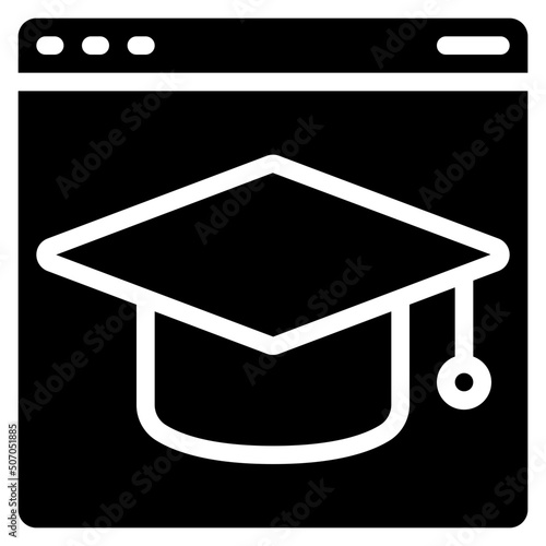 Internet Education Icon