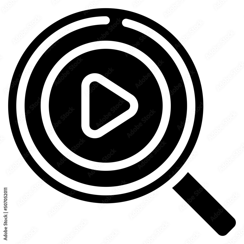 Search For Video Icon Search For Video Icon
