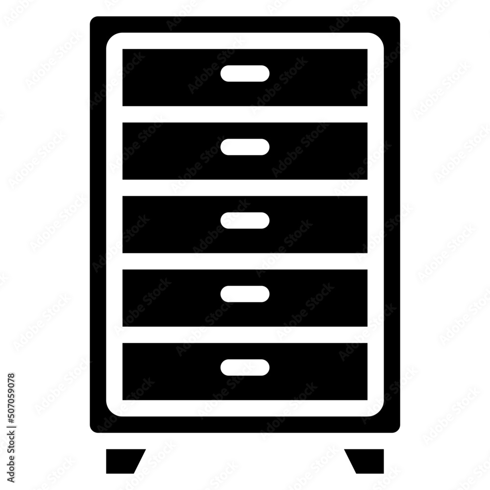 Drawer Unit Icon Drawer Unit Icon