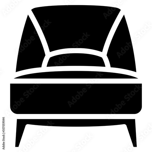 Cusioned Chair Icon photo