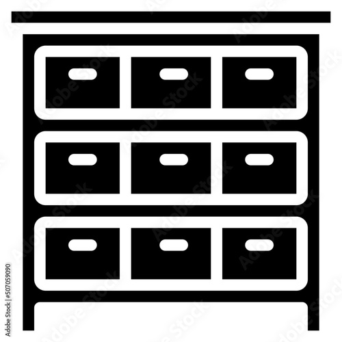Chest Of Drawers Icon