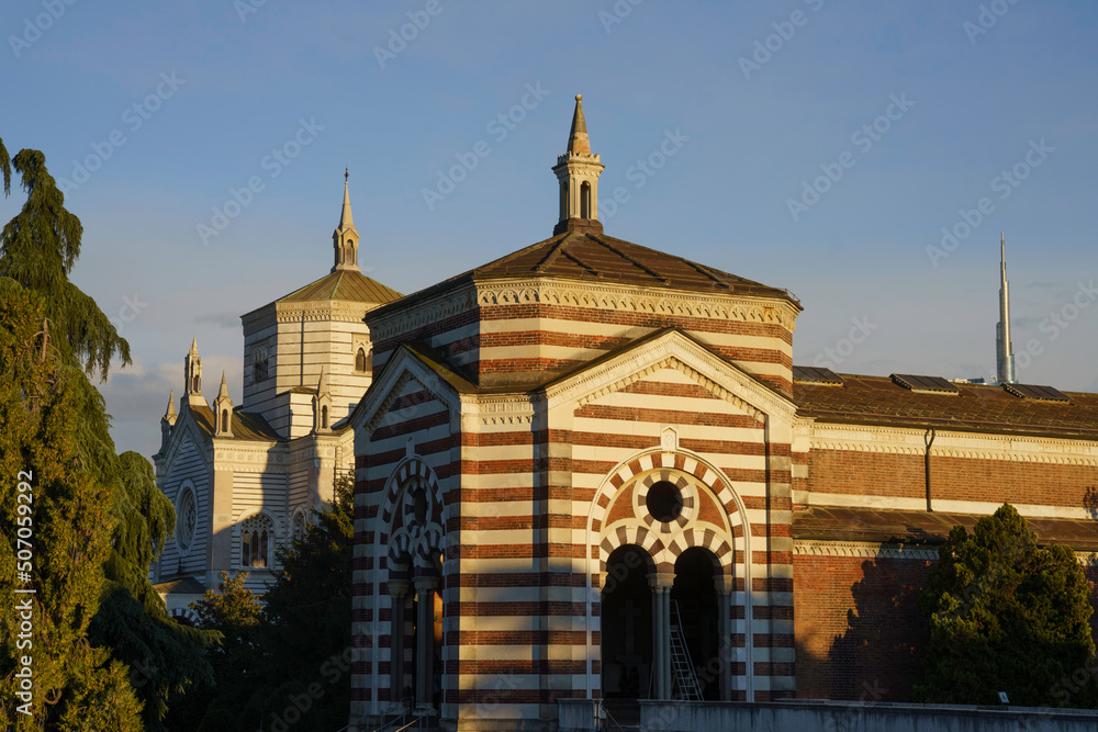 Obraz premium Historic Cimitero Monumentale of Milan