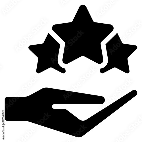 Give Review Hand Icon
