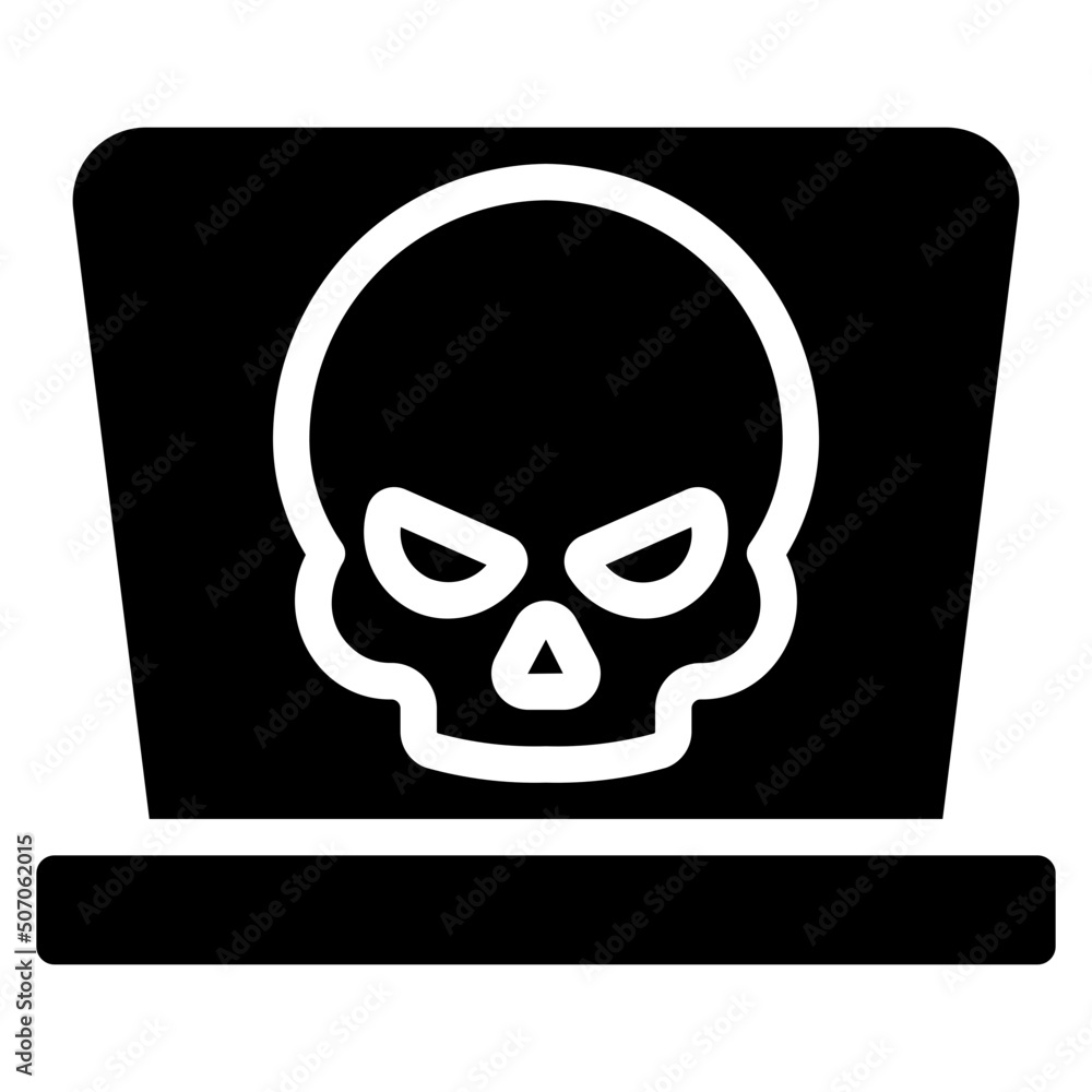 Laptop Hacker Icon