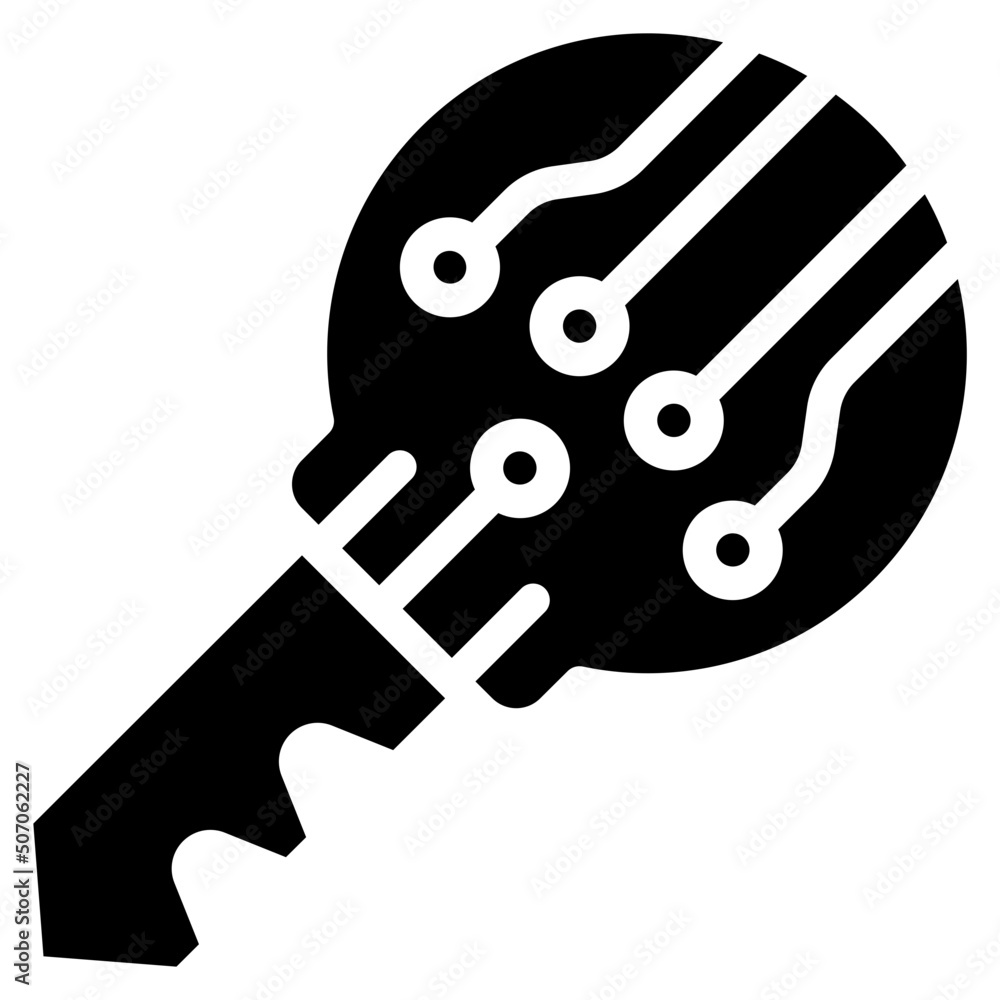 Cyber Key Icon Cyber Key Icon