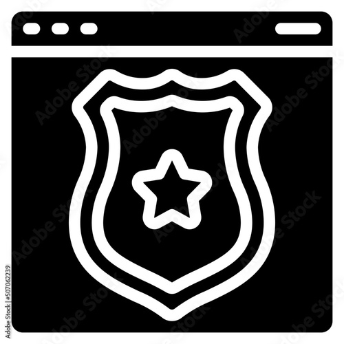 Website Police Icon
