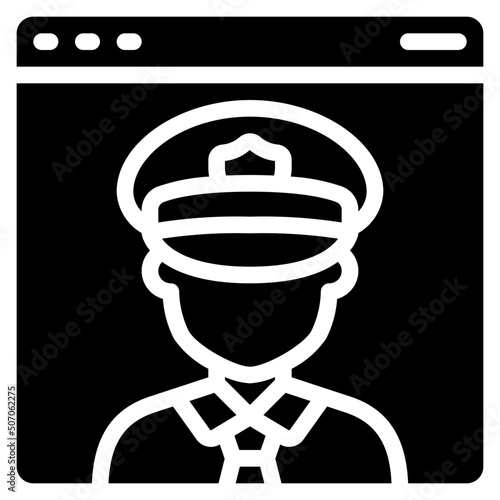Website Police Icon