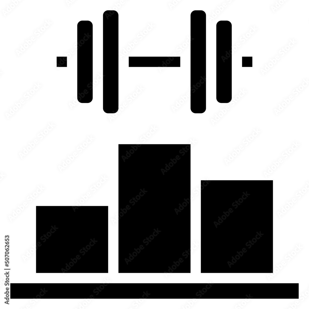 Weight Lifting Competition Icon