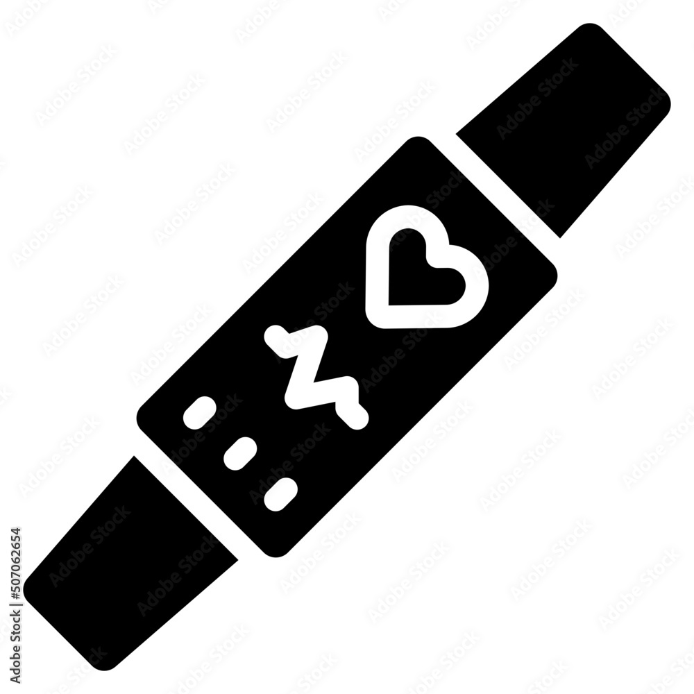 Fitness Smart Watch Icon Fitness Smart Watch Icon