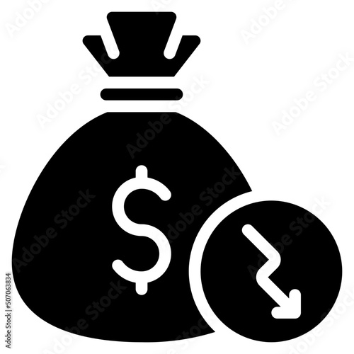 Money Decrease Icon