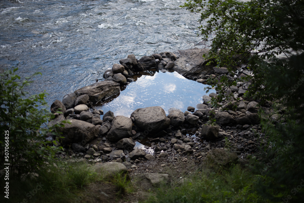 Fototapeta premium Reflection of Clouds in Water