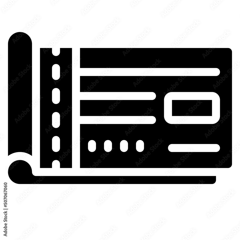 Check Book Icon Check Book Icon