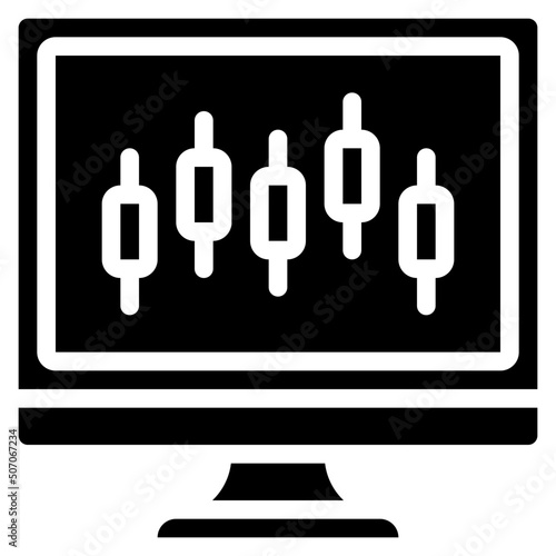 Stock Market Trading Icon